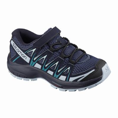 Salomon XA PRO 3D K - Lasten Polkujuoksukengät - Sininen Indigo/Sininen